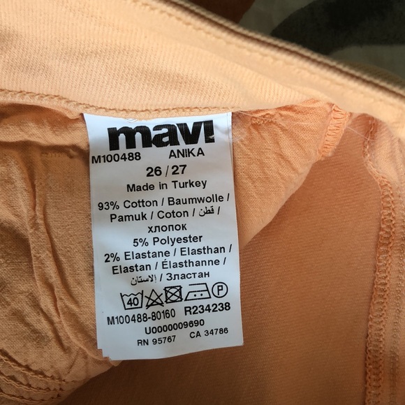 Mavi Anika Carmel Cream La Vintage High waisted crop flare jeans - Picture 11 of 16